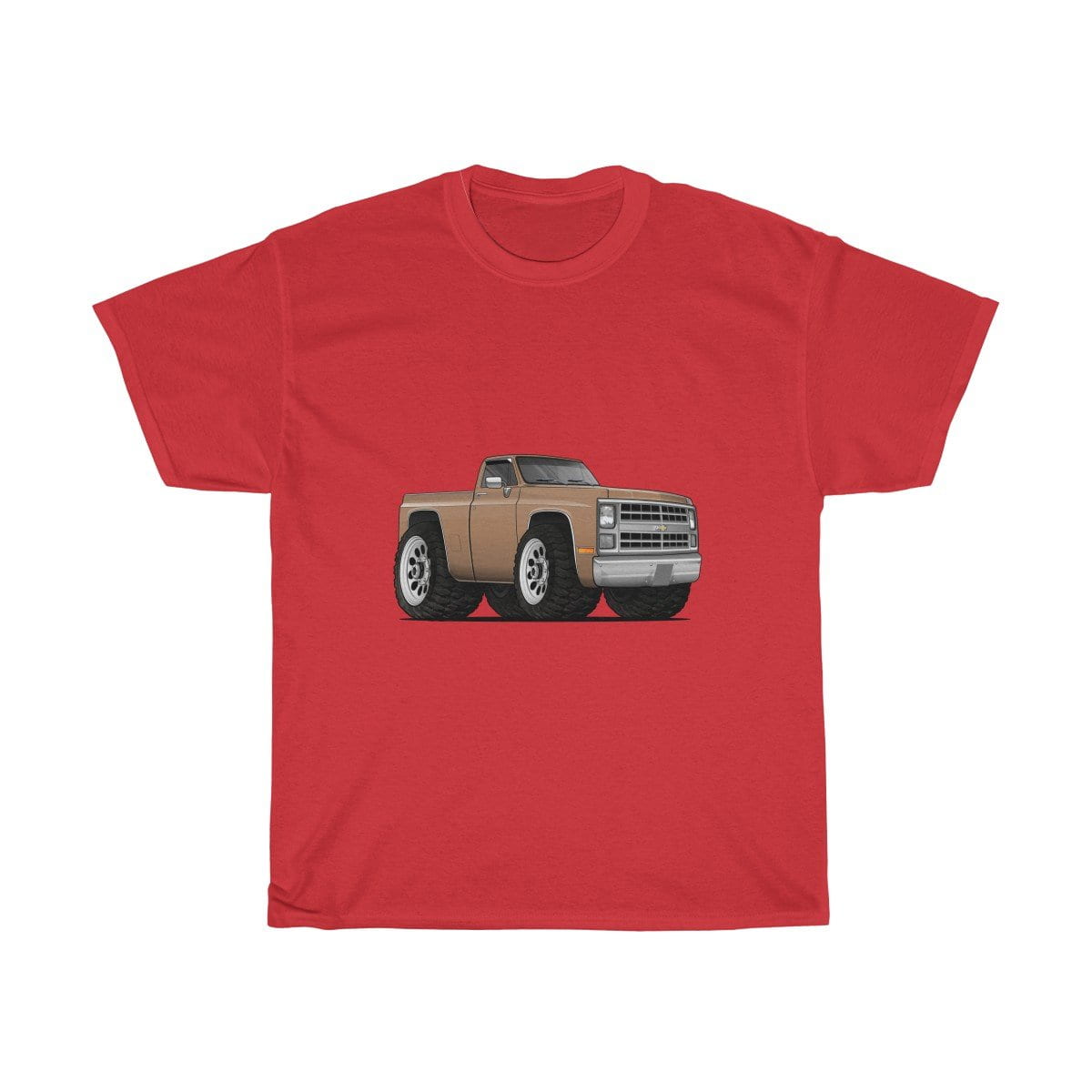 1986 4X4 Truck Car Art Unisex Heavy Cotton Tee
