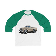 1974 F-100 Car Art Unisex 3/4 Sleeve Baseball Tee