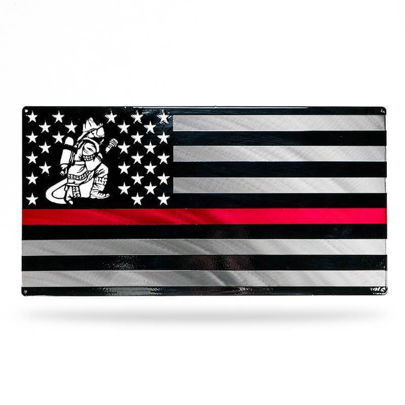 The Fire Flag Metal Art