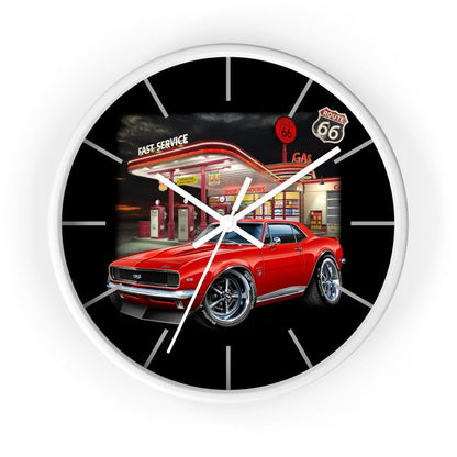 1967 Camaro SS Vintage Gas Wall clock