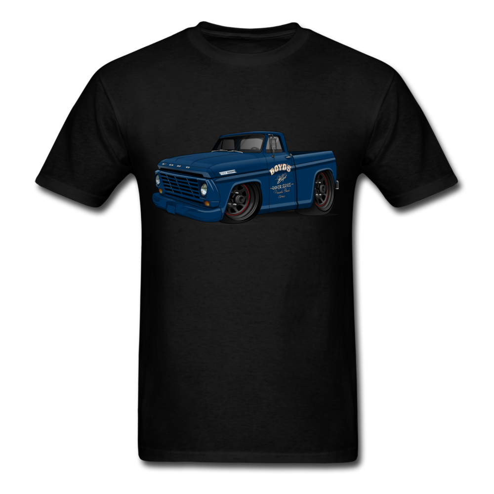 1967 Ford F-100 Men's T-Shirt - black