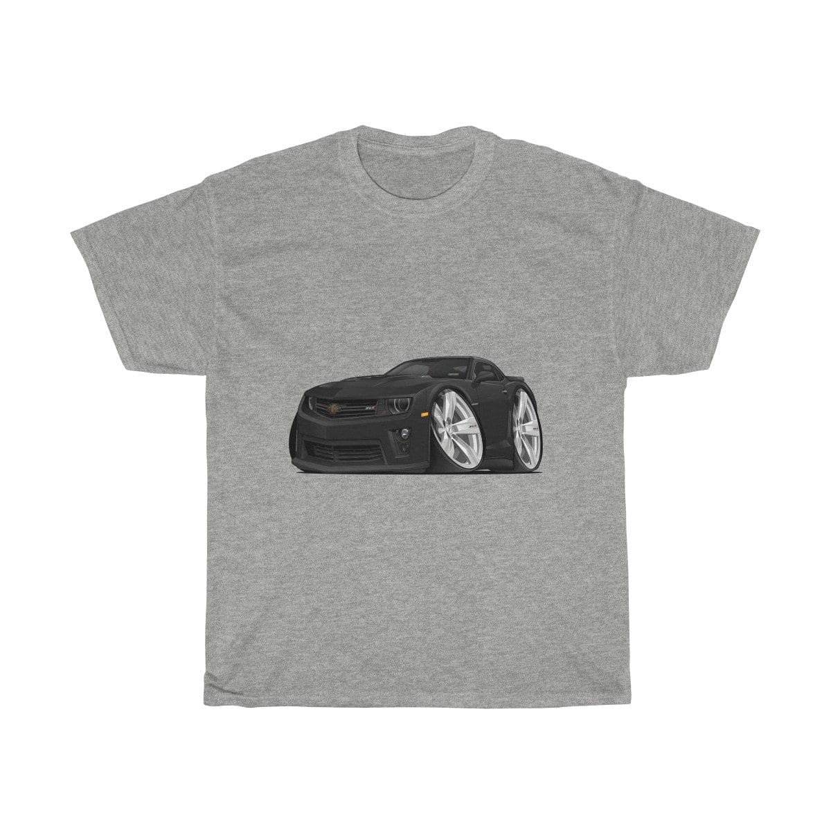 2013 Camaro Car Art Unisex Heavy Cotton Tee