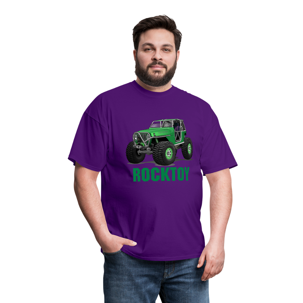 Green Jeep Rocktoy Rock Climber Men's T-Shirt - purple
