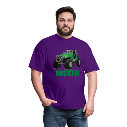 Green Jeep Rocktoy Rock Climber Men's T-Shirt - purple