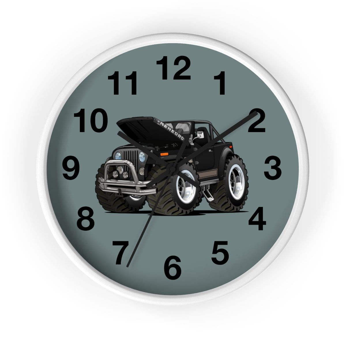 1978 Jeep CJ Renegade Hot Rod Wall clock