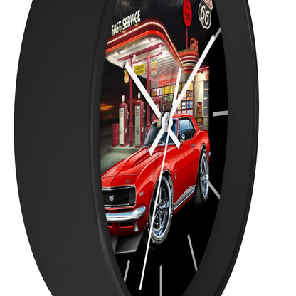 1967 Camaro SS Vintage Gas Wall clock
