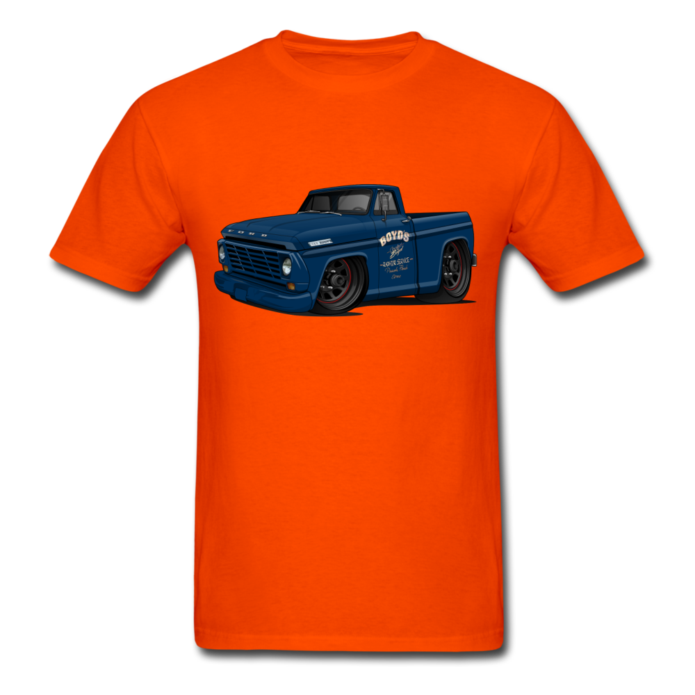 1967 Ford F-100 Men's T-Shirt - orange