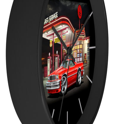 1978 El Camino Gas Station Wall clock
