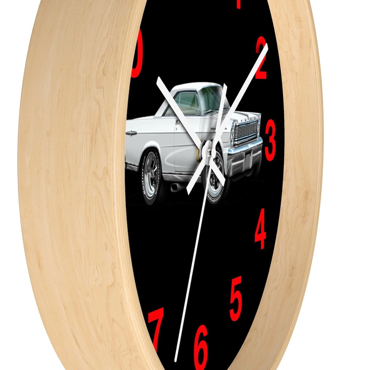 1965 Galaxie Muscle Car Art Wall clock