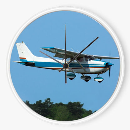 Flying Cessna 172 10 inch wall clock