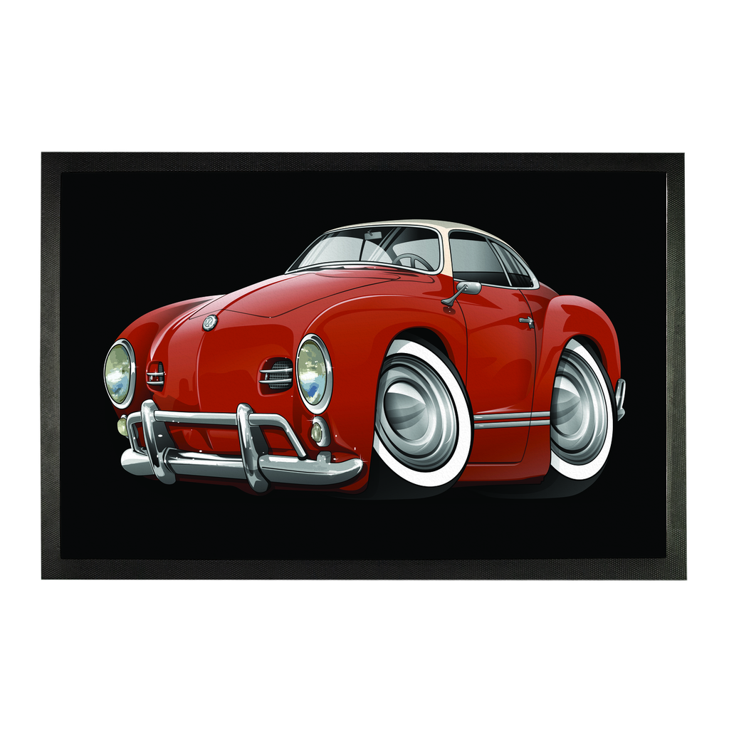 Volkswagen Cartoon Car art Sublimation Doormat