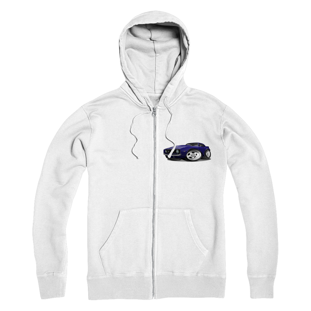 1st Generation Purple Camaro Premium Adult Zip Hoodie