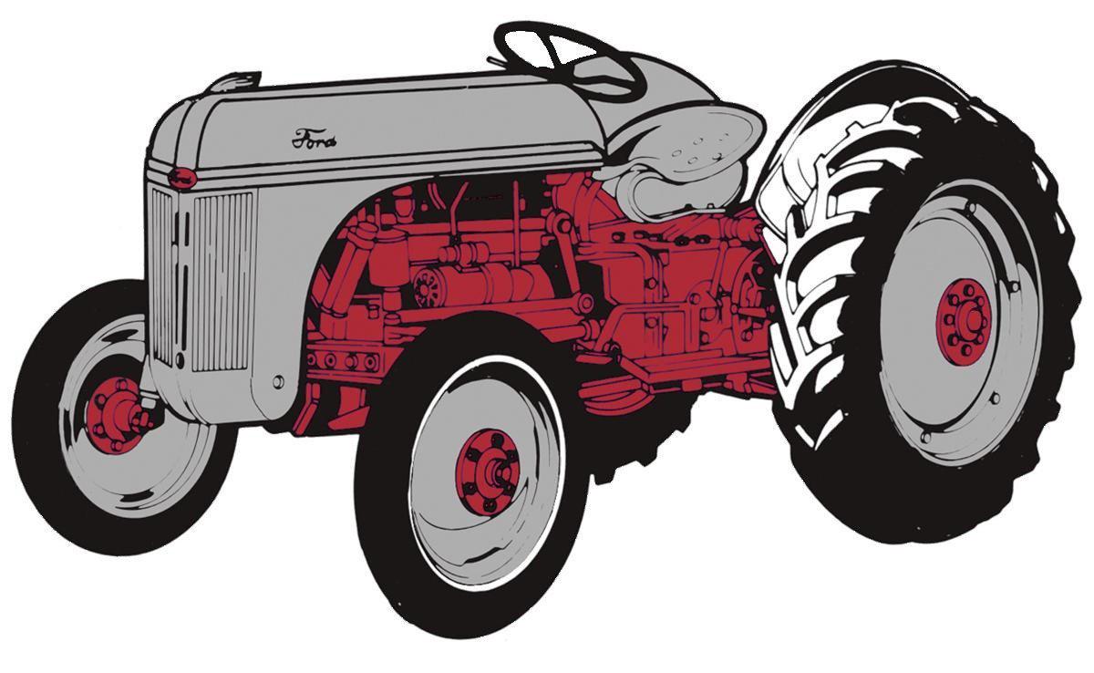 Ford 8N Tractor Decal - Let's Print Big