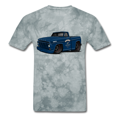 1967 Ford F-100 Men's T-Shirt - grey tie dye