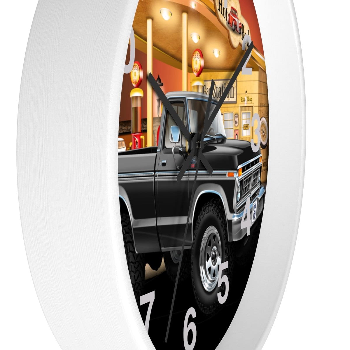 1976 F-150 Ranger XLT 4x4 Pickup Truck Wall clock