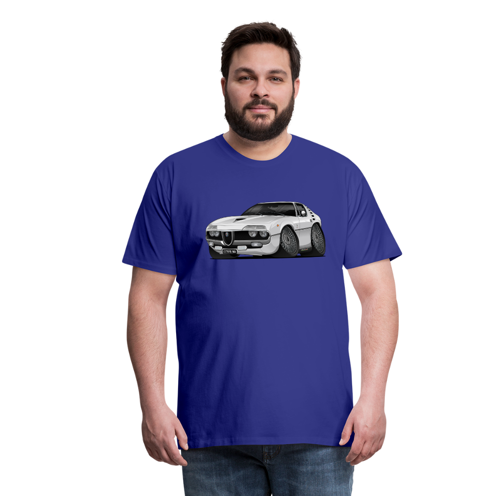 1971 Alfa Romeo Montreal Car Art Men's Premium T-Shirt - royal blue