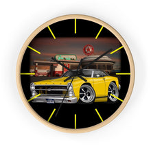 1967 Fairlane Gas Station Route 66 Wall clock