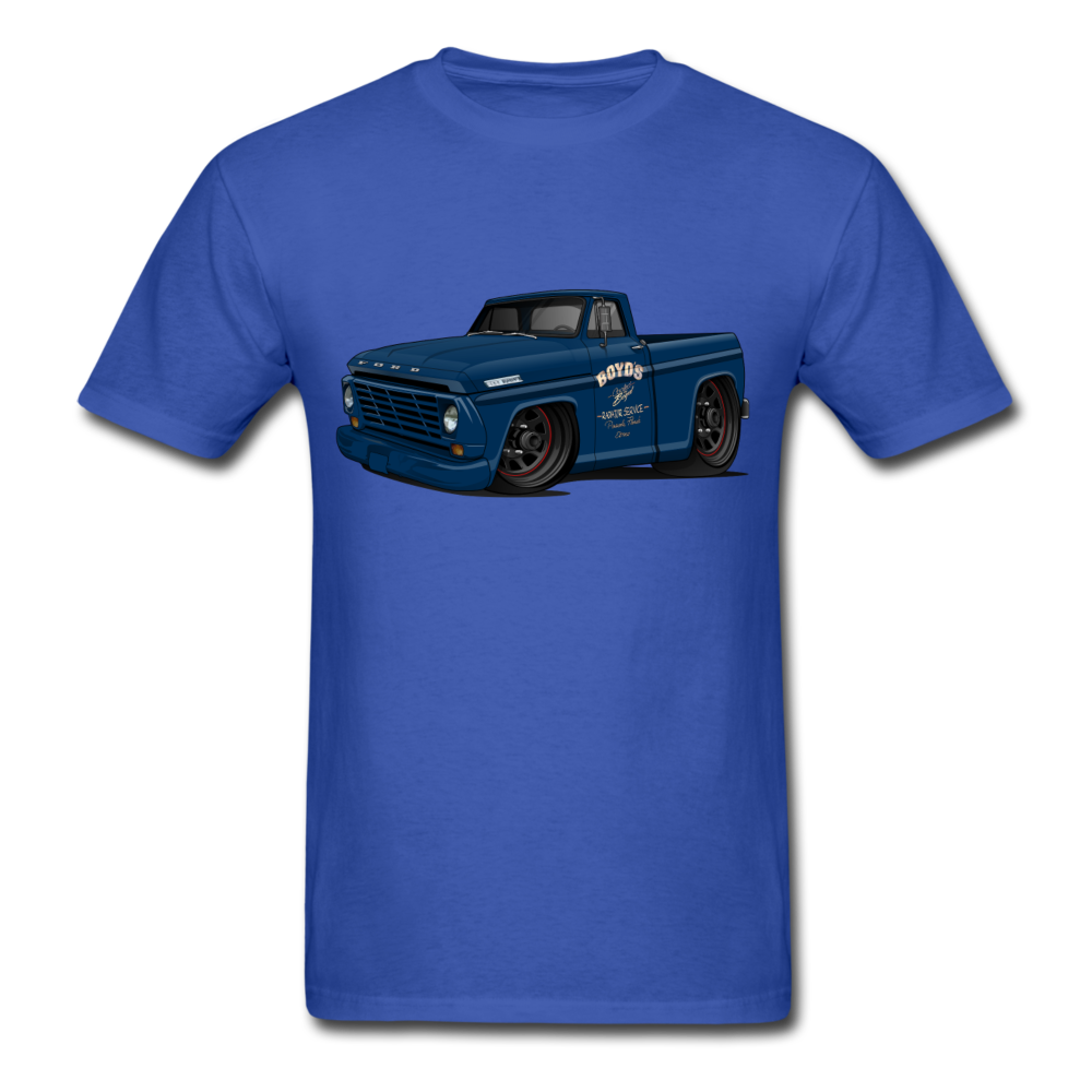 1967 Ford F-100 Men's T-Shirt - royal blue