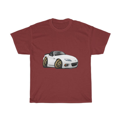 White Car Art Unisex Heavy Cotton Tee