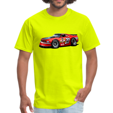 Mustang Race Car Men's T-Shirt - safety green