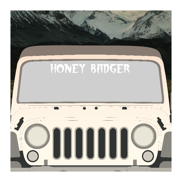 Design Your Own Front Windshield Decal