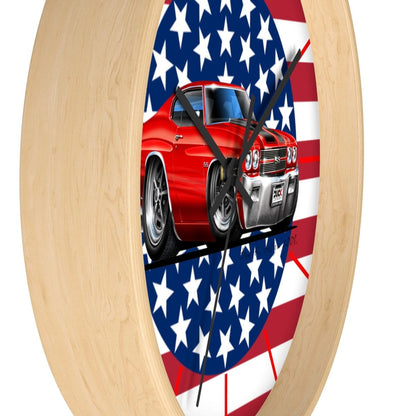 Stars and Stripes and a 1970 Chevelle Wall clock