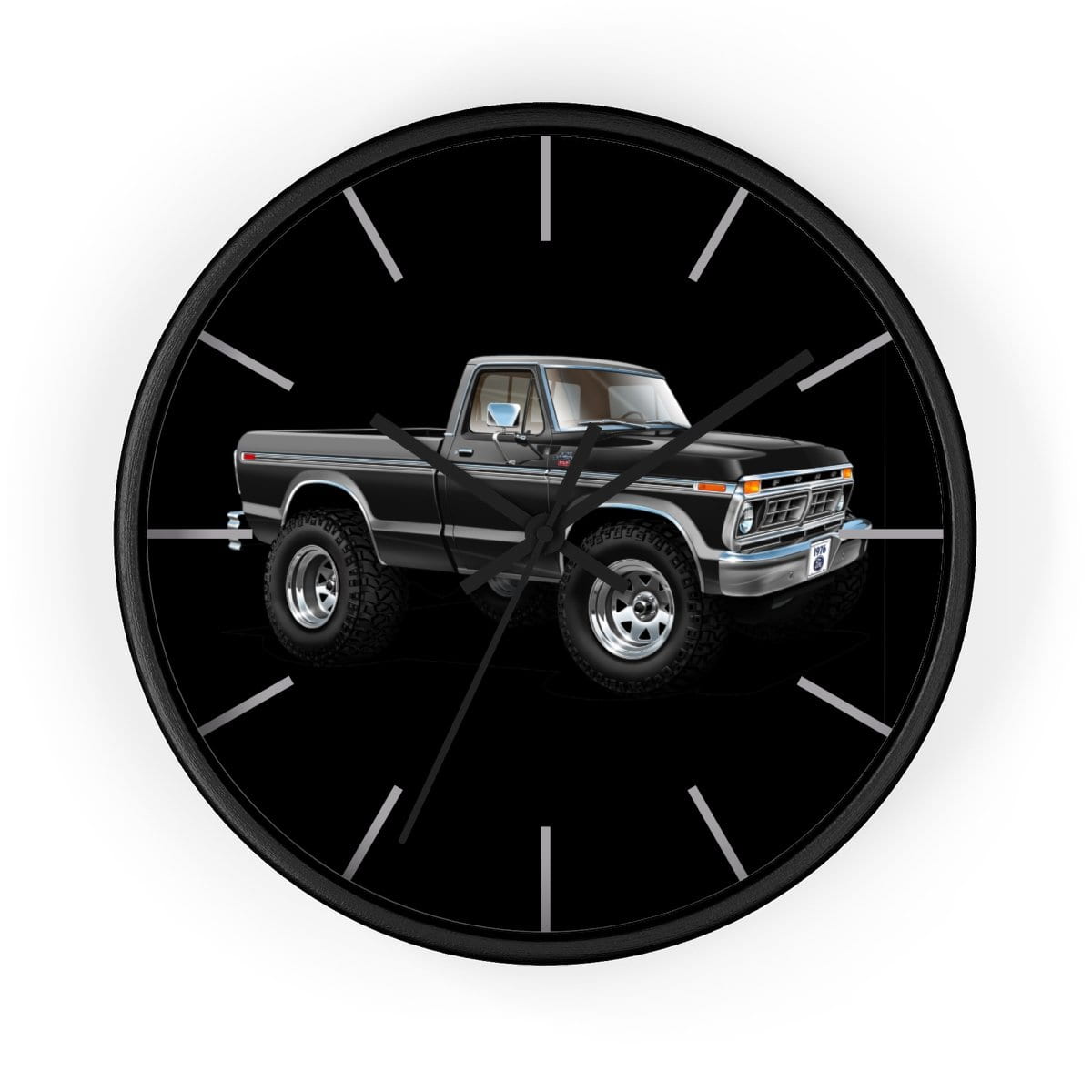 1976 F-150 Ranger XLT 4x4 Pickup Truck Wall clock