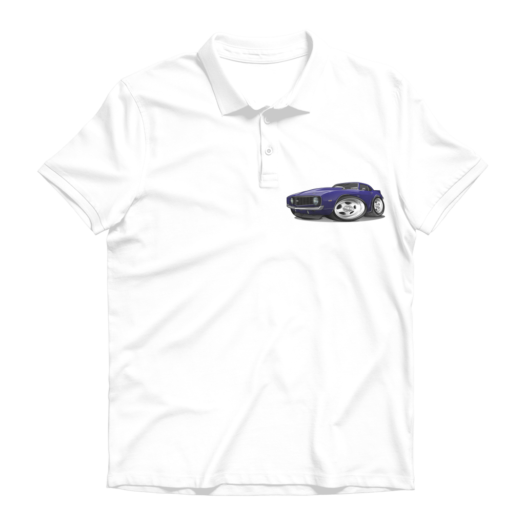 1st Generation Purple Camaro Premium Adult Polo Shirt