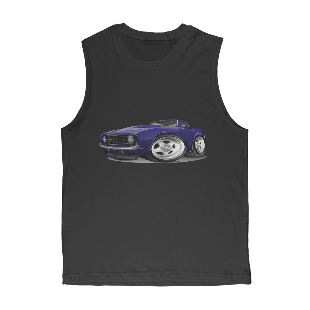 1st Generation Purple Camaro Premium Adult Muscle Top