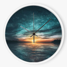 Starry Night Sunset 10 inch wall clock
