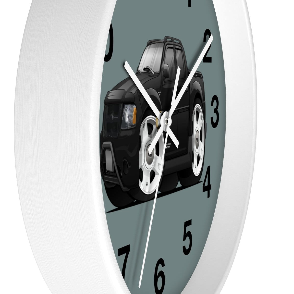Sport Track Gray background Wall clock