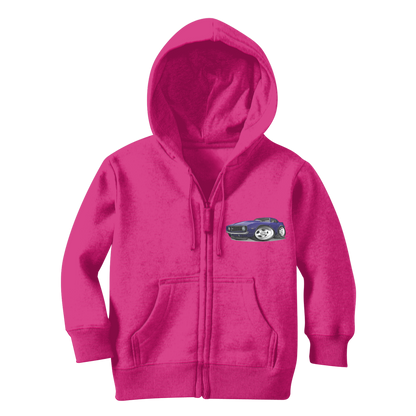 1st Generation Purple Camaro Classic Kids Zip Hoodie