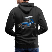 Blue Race Car Super Modified Car Art Men’s Premium Hoodie - black
