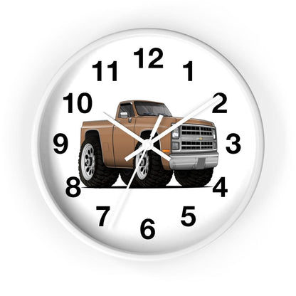 1986 4X4 Truck Car Art Wall clock