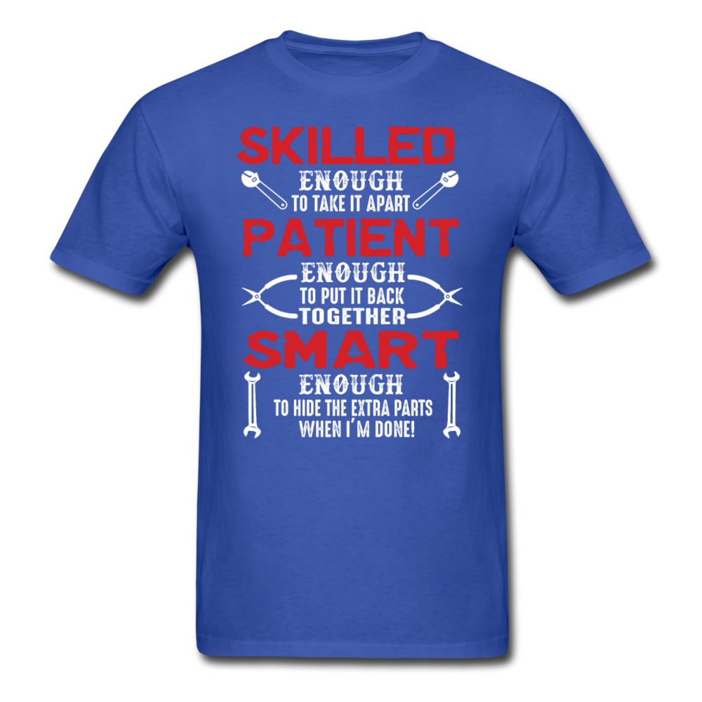 Skilled Mechanic Men's T-Shirt - royal blue