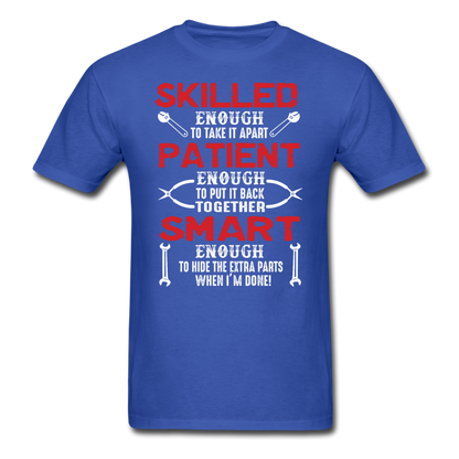 Skilled Mechanic Men's T-Shirt - royal blue
