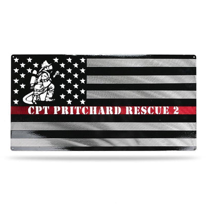 The Fire Flag Metal Art