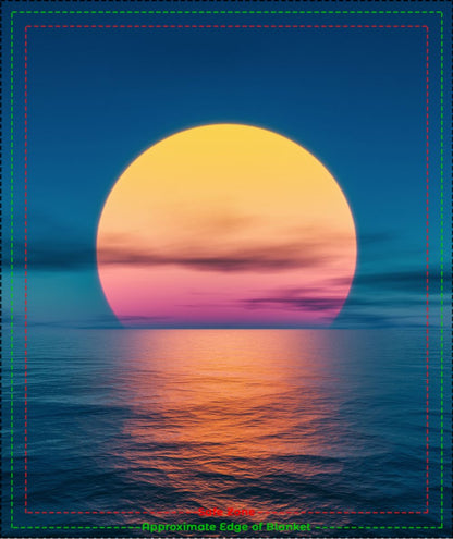 Sunset Over the Ocean Blanket