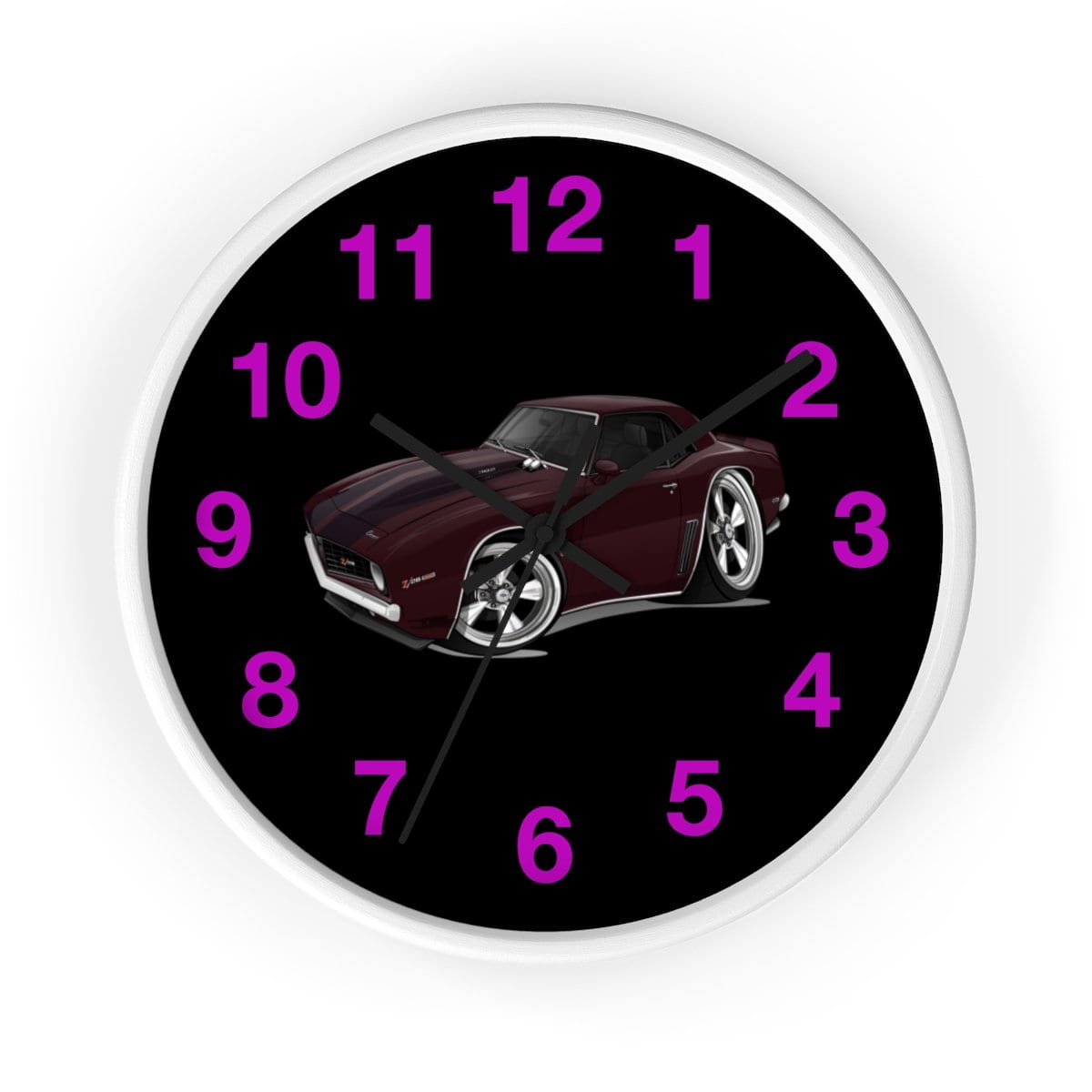 1969 Camaro Z28 Muscle Car Art Wall clock