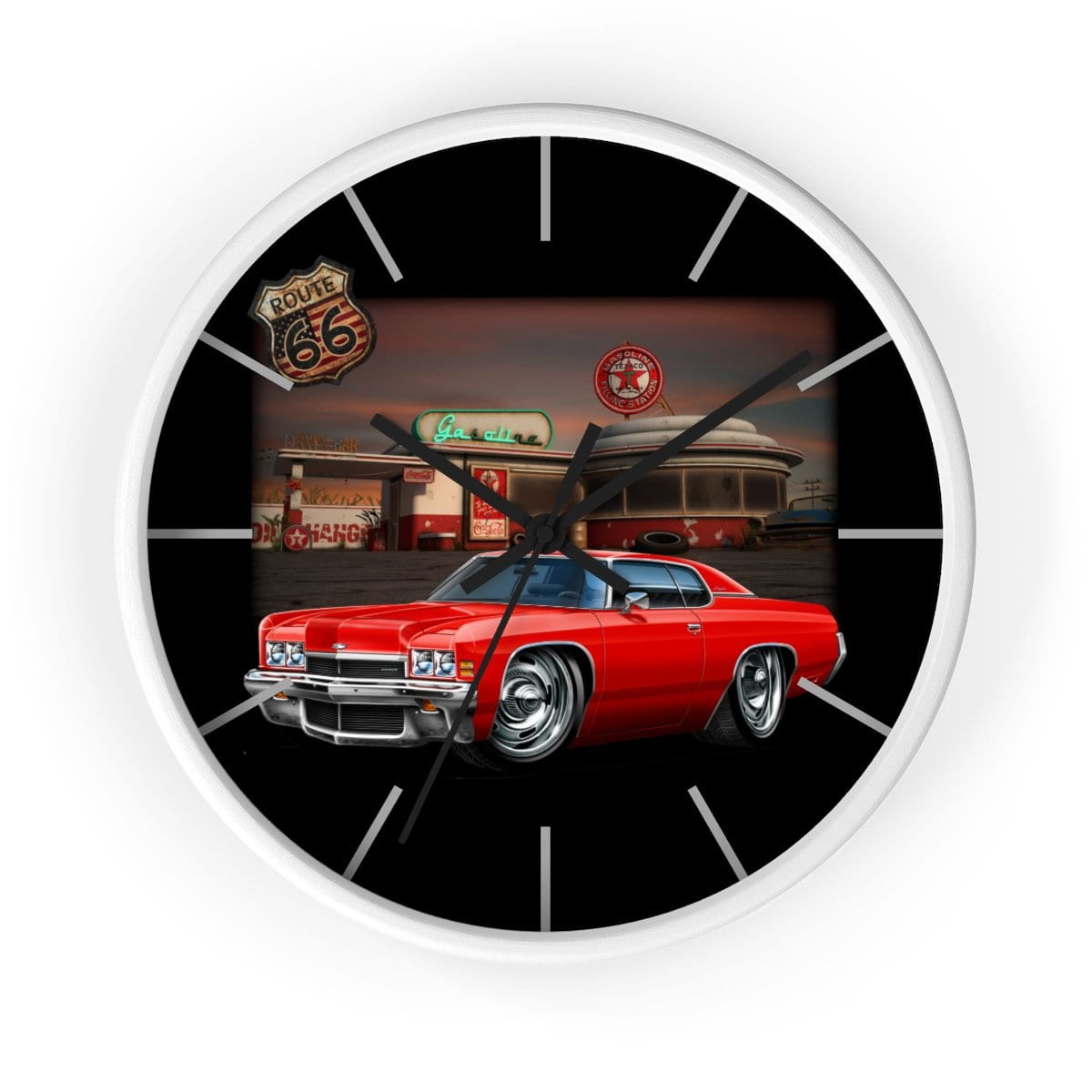 1972 Impala Texaco Wall clock