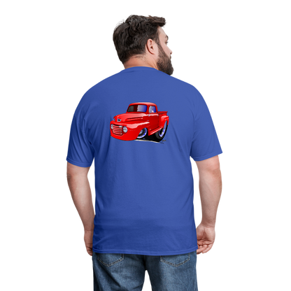 Old Red Truck Version B Men's T-Shirt - royal blue