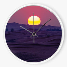 Desert Sunset 10 inch wall clock