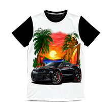 Surfs Up 2017 Camaro SS Car Art Classic Sublimation Panel T-Shirt
