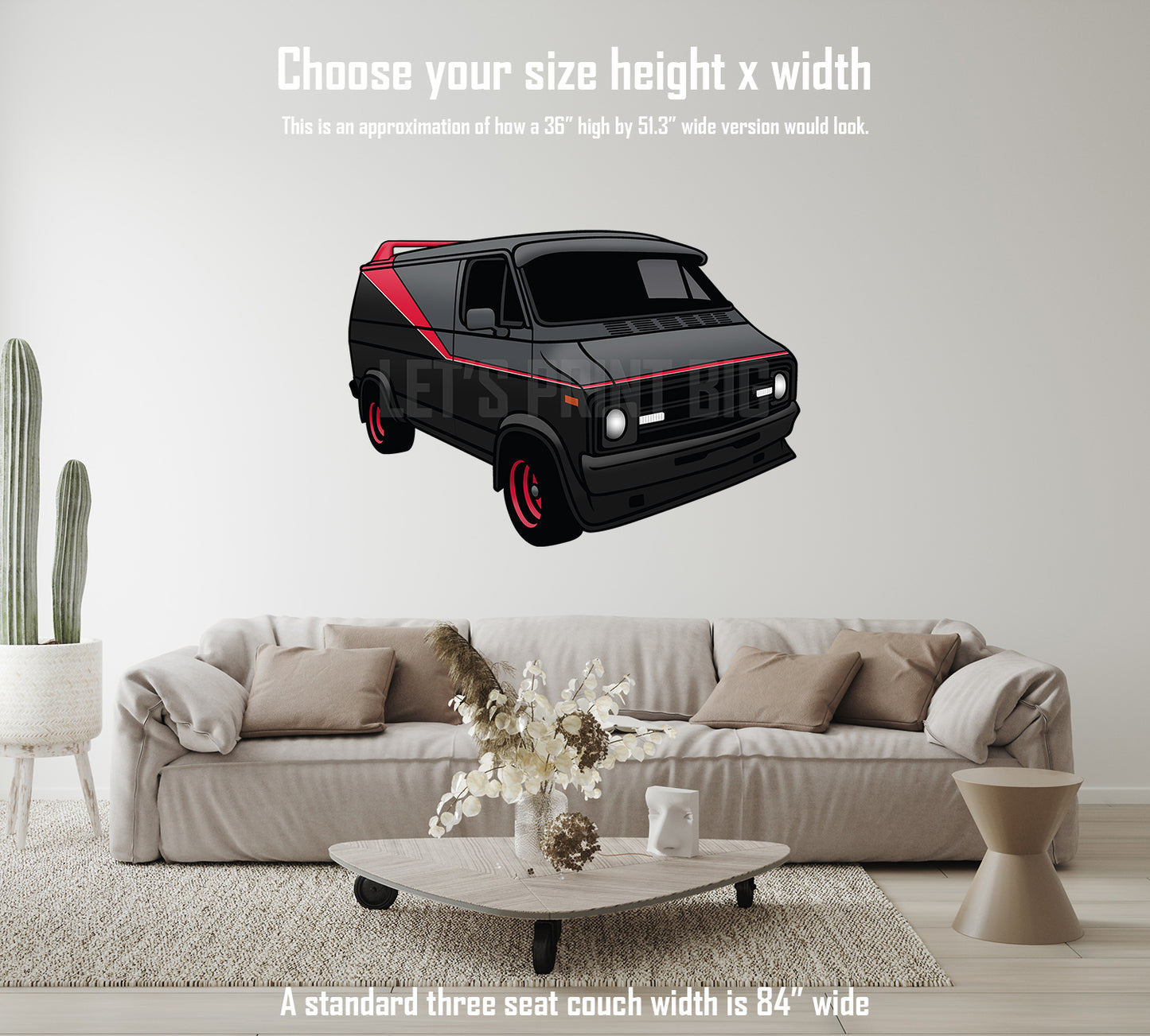 Car Art A Team Van Wall Decal