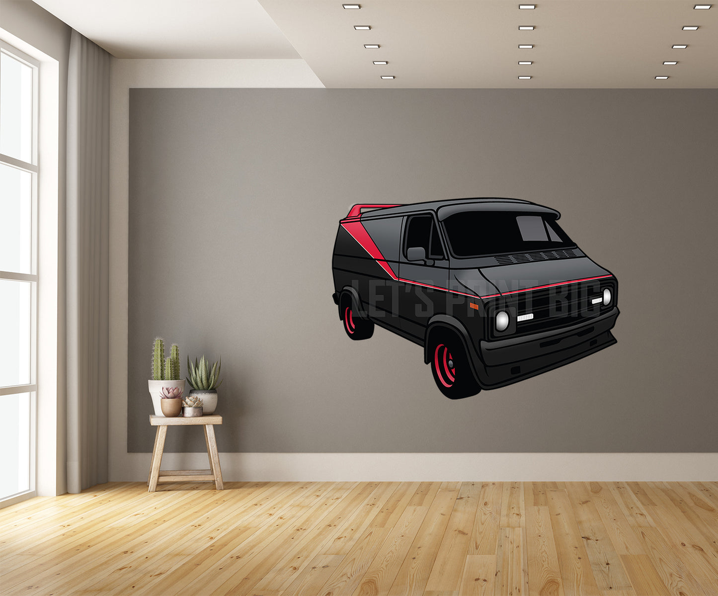 Car Art A Team Van Wall Decal