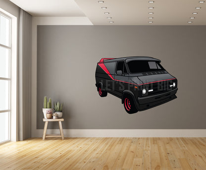 Car Art A Team Van Wall Decal