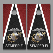 US Marines Semper Fi Marines Cornhole Board Decal Wrap