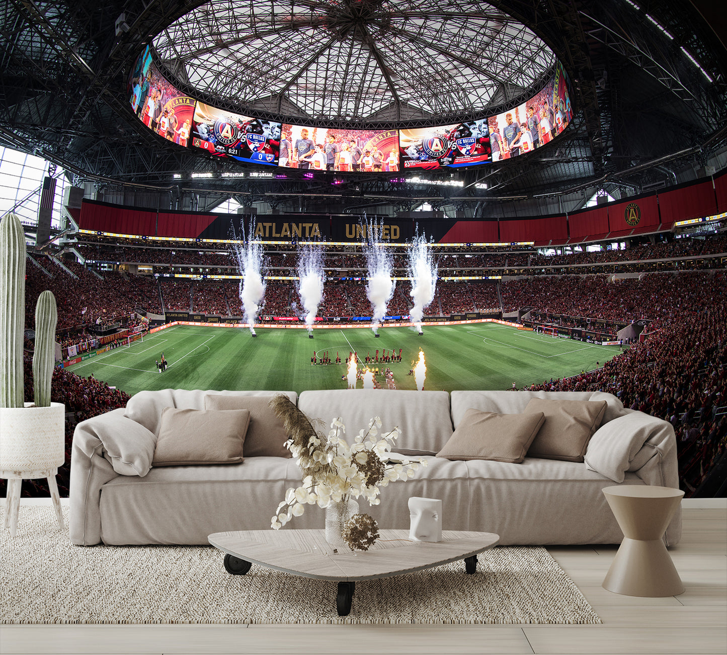 Mercedes-Benz Football Stadium C Wall Mural