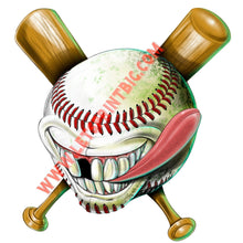 Goofy Baseball and bats Wall Art Decal