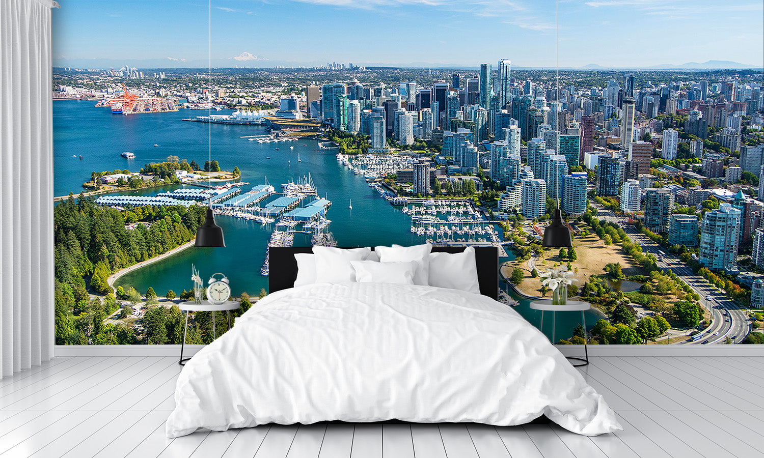 Aerial View Vancouver BC British Wall Mural